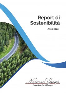 copertina report di sostenibilità 2022
